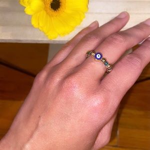 Handmade Glass Seed Bead Beaded Ring